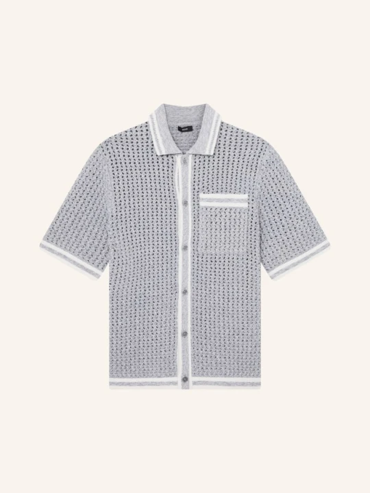Zdjęcie produktu Reiss Koszulka Z Dzianiny Through Regular Fit blau