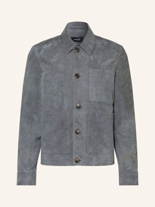 Zdjęcie produktu Reiss Kurtka Skórzana Wilstead blau