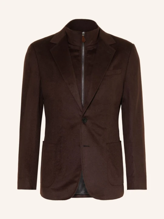 Zdjęcie produktu Reiss Marynarka Patch O Kroju Tailored Fit Z Odpinanym Kołnierzem braun CIEMNOBRĄZOWY