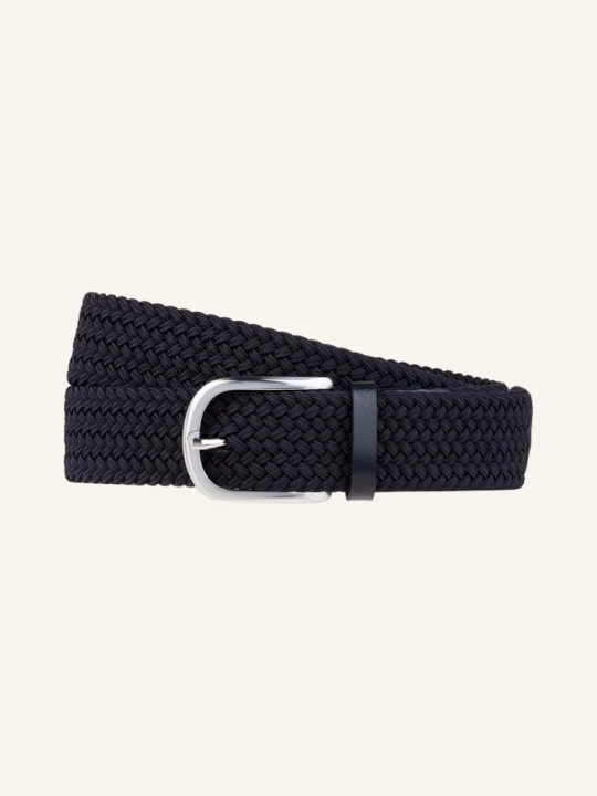 Zdjęcie produktu Reiss Pasek Pleciony Elmont blau GRANATOWY