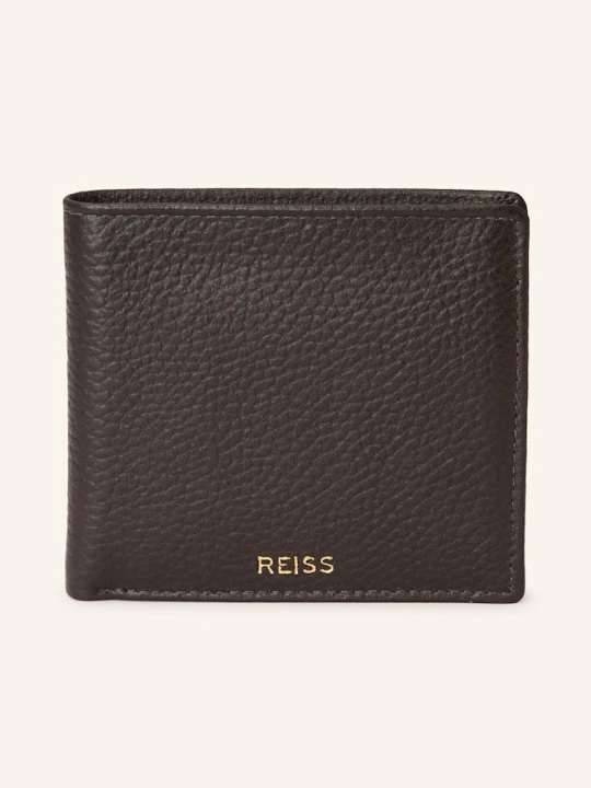 Zdjęcie produktu Reiss Portfel Grainy braun CIEMNOBRĄZOWY