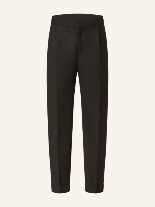 Zdjęcie produktu Reiss Spodnie Brighton Relaxed Fit schwarz CZARNY