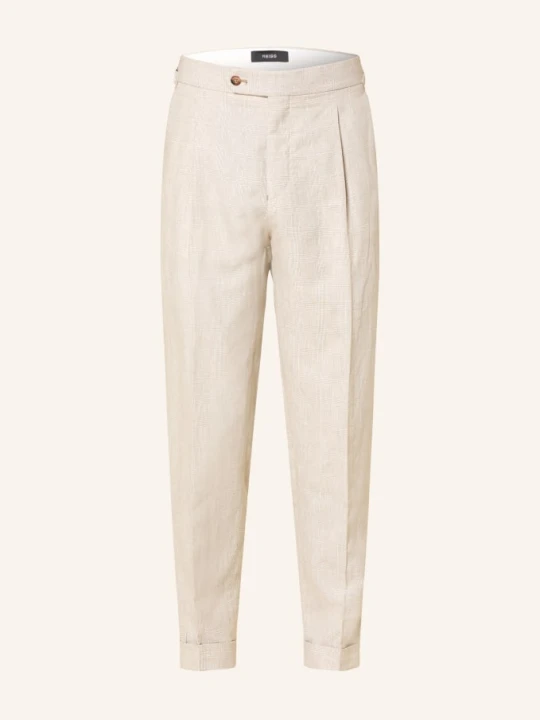 Zdjęcie produktu Reiss Spodnie Chino Finch O Kroju Extra Slim Fit Z Lnu grau BEŻOWY