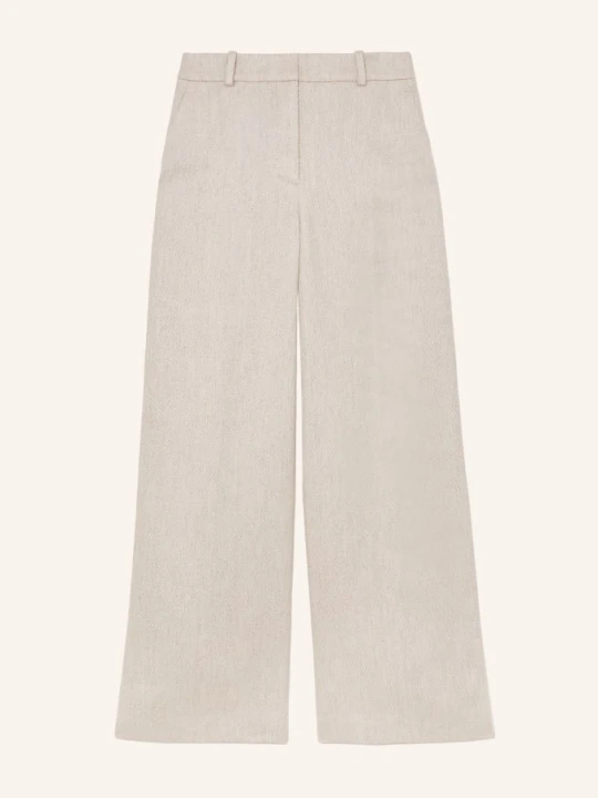 Zdjęcie produktu Reiss Spodnie Marlene Nolah Z Lnu beige JASNOBRĄZOWY