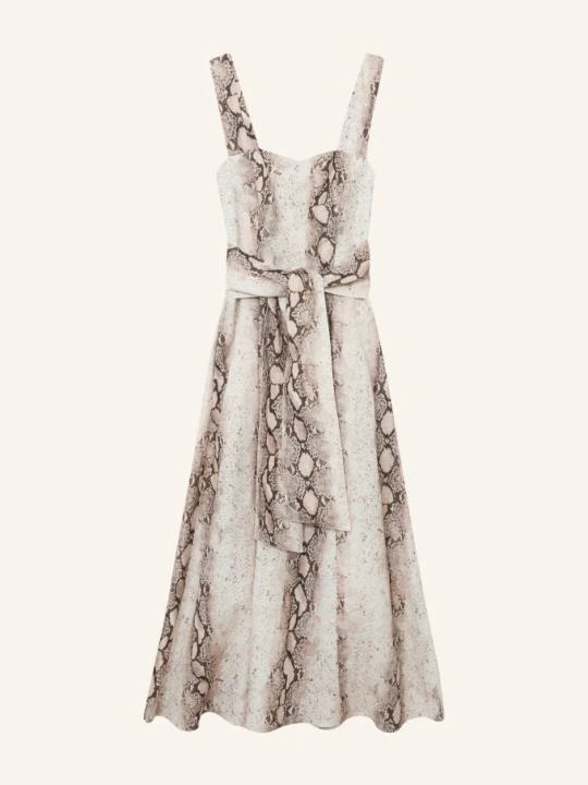 Zdjęcie produktu Reiss Sukienka Amy Z Lnu beige