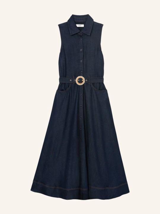 Zdjęcie produktu Reiss Sukienka Koszulowa Remi W Stylu Jeansowym blau GRANATOWY