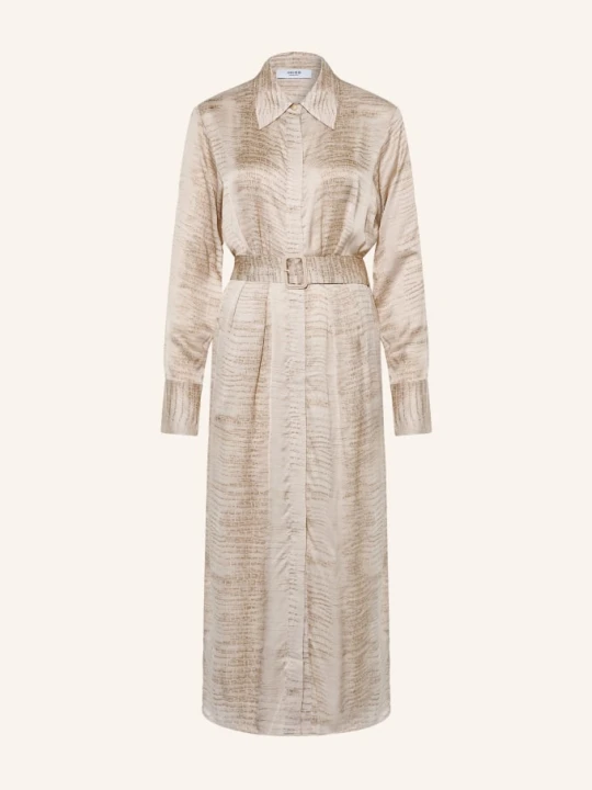 Zdjęcie produktu Reiss Sukienka Koszulowa Sienna Z Satyny beige