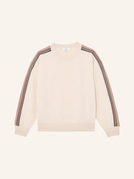 Zdjęcie produktu Reiss Sweter Carli Z Galonowymi Paskami pink