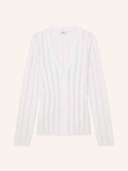 Zdjęcie produktu Reiss Sweter Loui weiss BIAŁY