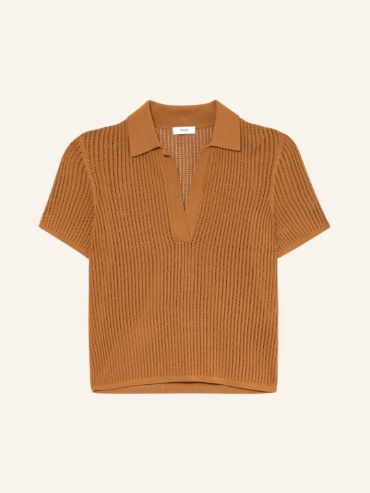Zdjęcie produktu Reiss Sweter Polo braun BRĄZOWY