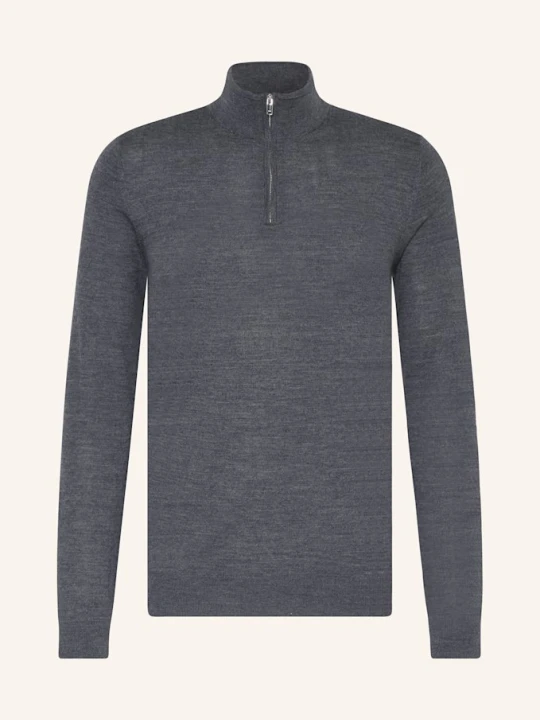 Zdjęcie produktu Reiss Sweter Typu Troyer Blackhall grau SZARY