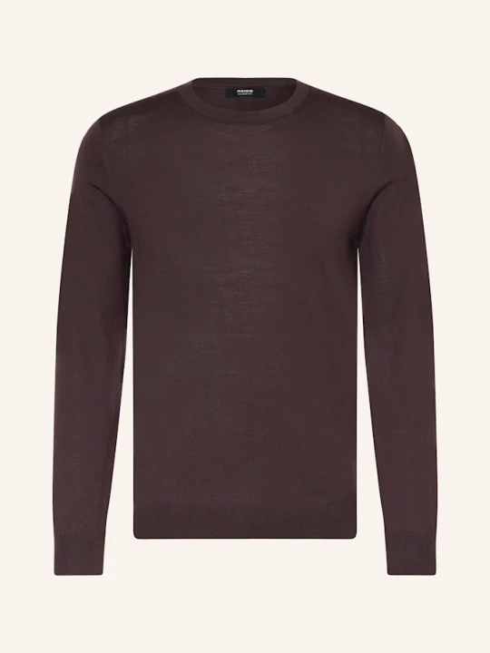 Zdjęcie produktu Reiss Sweter Wessex Z Wełny Merino rot CIEMNOCZERWONY