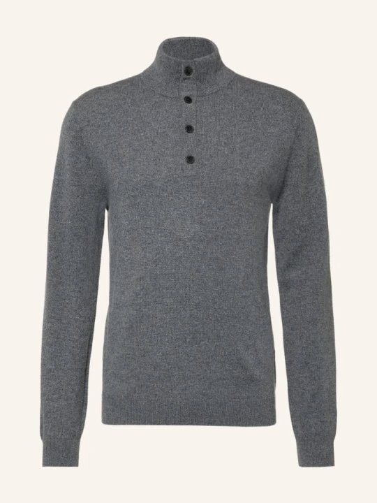 Zdjęcie produktu Reiss Sweter Z Kaszmiru Typu Troyer Prince grau SZARY