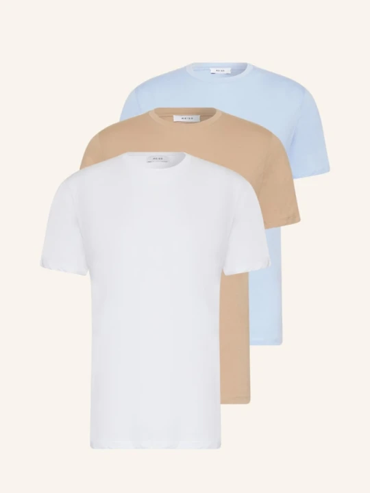 Zdjęcie produktu Reiss T-Shirt Bless, 3 Szt. weiss biały