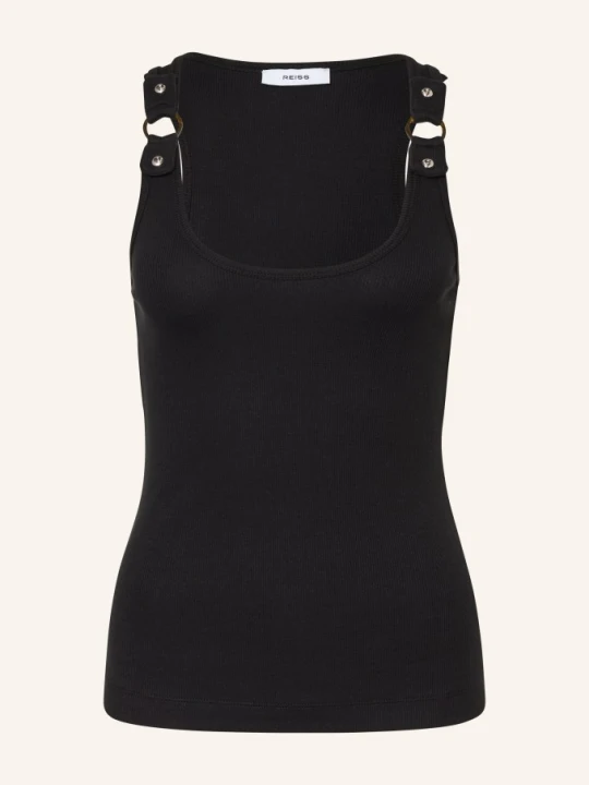 Zdjęcie produktu Reiss Top Bella schwarz CZARNY