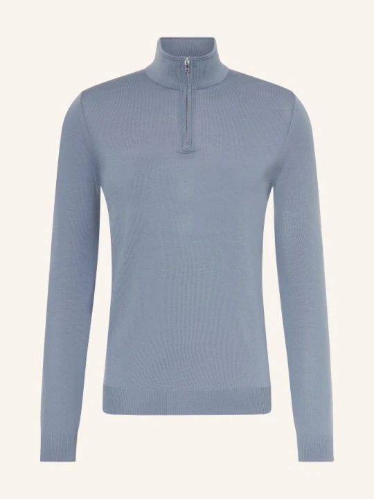 Zdjęcie produktu Reiss Troyer Blackhall Z Wełny Merynosowej blau