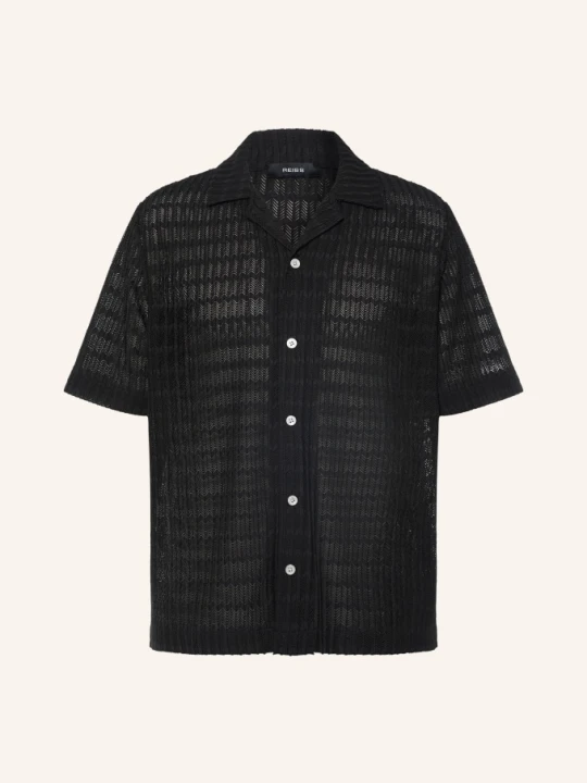 Zdjęcie produktu Reiss Wzorzysta Koszula Sid Comfort Fit Z Dżerseju schwarz CZARNY
