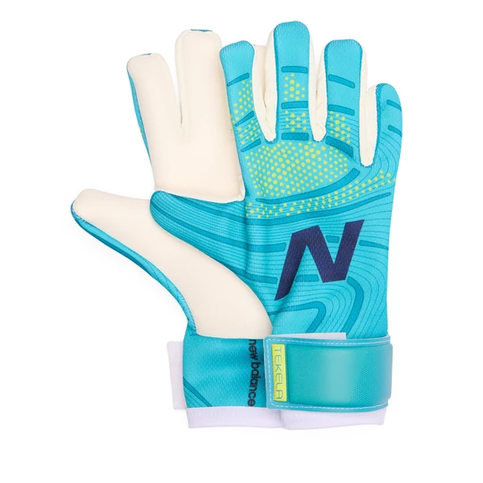 Zdjęcie produktu Rękawice bramkarskie juniorskie New Balance GK23345JWG – niebieskie