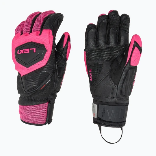 Zdjęcie produktu Rękawice narciarskie damskie LEKI WCR Venom SL 3D black/ pink