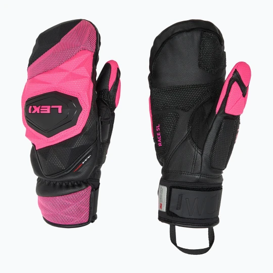 Zdjęcie produktu Rękawice narciarskie damskie LEKI WCR Venom SL 3D Mitt black/pink
