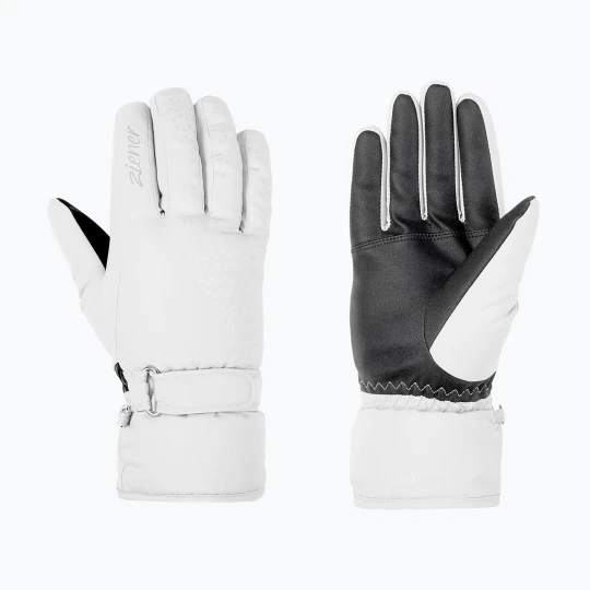 Zdjęcie produktu Rękawice narciarskie damskie ZIENER Kisar Aquashield white