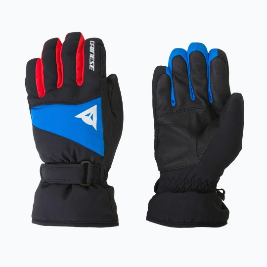 Zdjęcie produktu Rękawice narciarskie dziecięce Dainese Hp Scarabeo black taps/high risk red/lapi