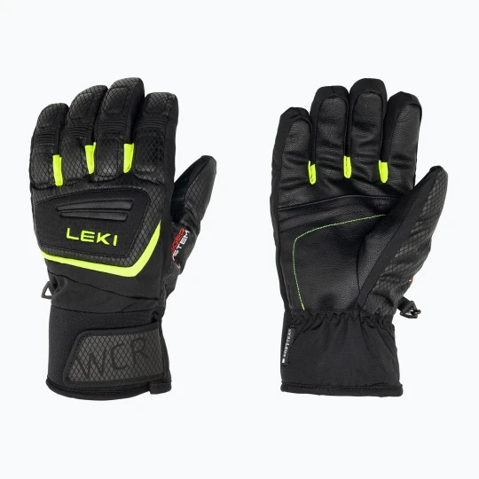 Zdjęcie produktu Rękawice narciarskie dziecięce LEKI WCR Team 3D Junior black ice / lemon