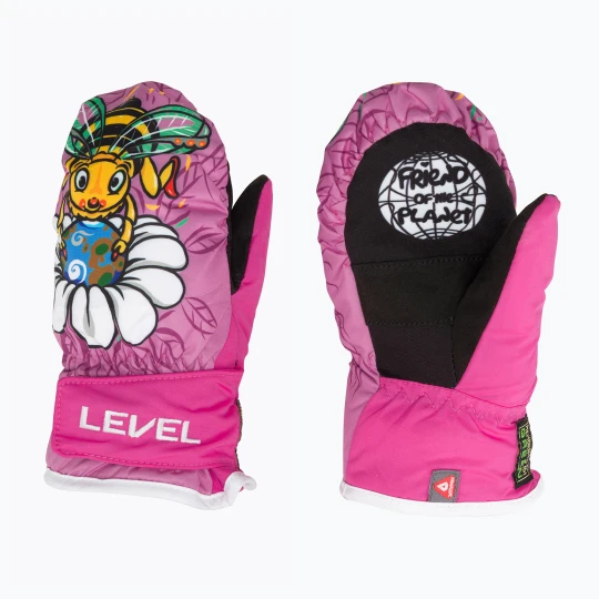 Zdjęcie produktu Rękawice narciarskie dziecięce Level Animal pink