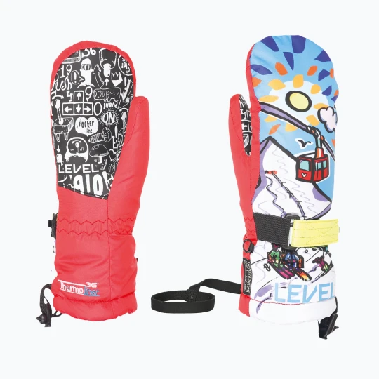 Zdjęcie produktu Rękawice narciarskie dziecięce Level Junior Mitt red