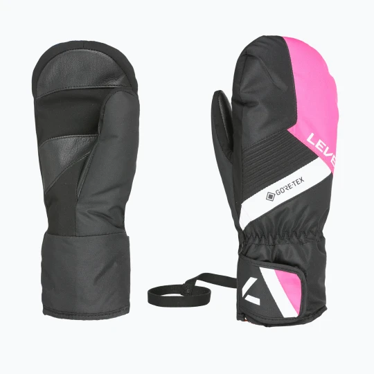 Zdjęcie produktu Rękawice narciarskie dziecięce Level Neo JR Gore-Tex Mitt fucsia Czarny