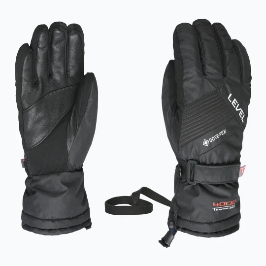 Zdjęcie produktu Rękawice narciarskie dziecięce Level Warmster Jr Gore-Tex black