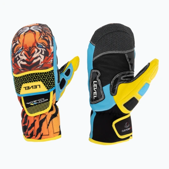 Zdjęcie produktu Rękawice narciarskie dziecięce Level Worldcup Jr Cf Mitt orange