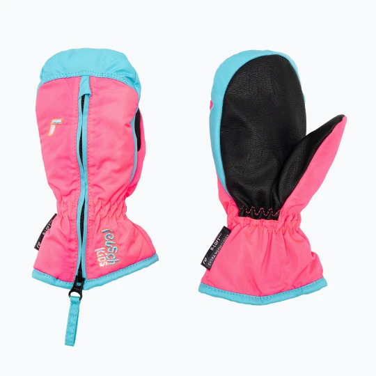 Zdjęcie produktu Rękawice narciarskie dziecięce Reusch Ben Mitten knockout pink / bachelor button