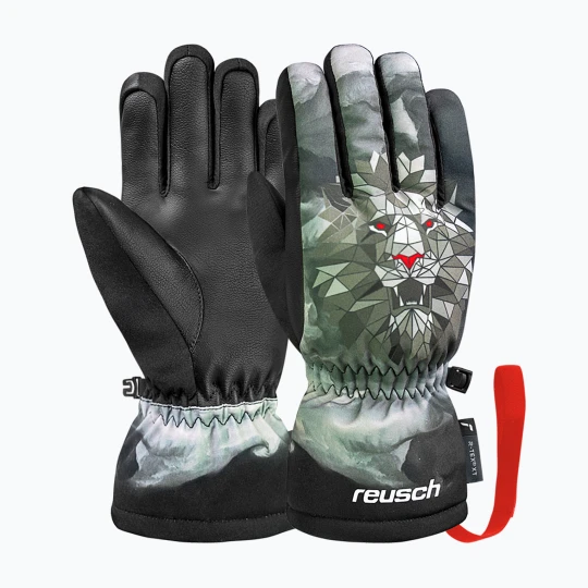 Zdjęcie produktu Rękawice narciarskie dziecięce Reusch Carter R-Tex XT blck / silver / fluo red Zielony