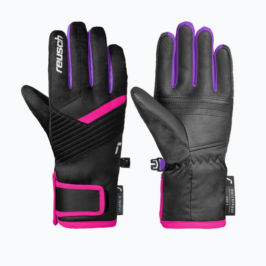 Zdjęcie produktu Rękawice narciarskie dziecięce Reusch Dan R-Tex XT Junior black / pink glo