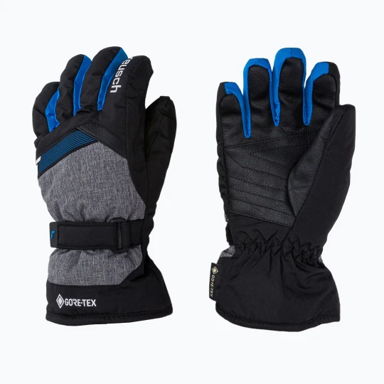 Zdjęcie produktu Rękawice narciarskie dziecięce Reusch Flash Gore-Tex black / black melange / brilliant blue
