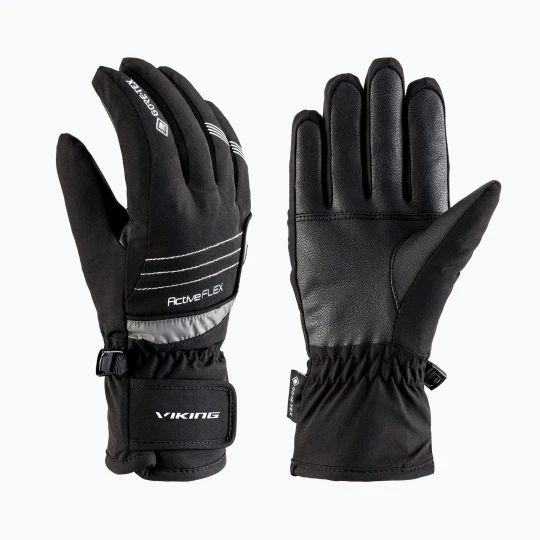 Zdjęcie produktu Rękawice narciarskie dziecięce Viking Helix GTX dark grey