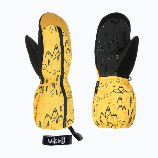 Zdjęcie produktu Rękawice narciarskie dziecięce Viking Snoppy yellow