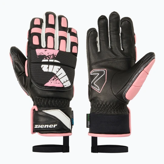 Zdjęcie produktu Rękawice narciarskie dziecięce Ziener Lanus-Z AS PR black / pink vanilla