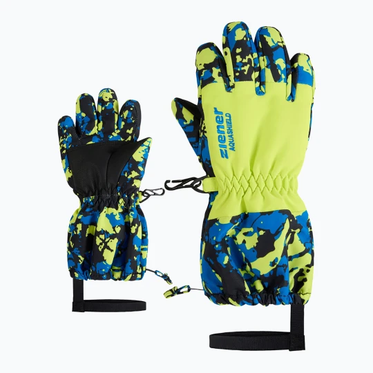 Zdjęcie produktu Rękawice narciarskie dziecięce ZIENER Levio AS Minis camo persian blue Zielony