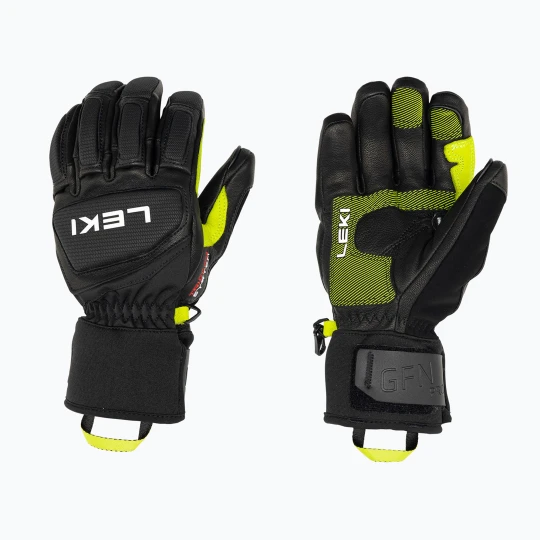 Zdjęcie produktu Rękawice narciarskie męskie LEKI Griffin Pro 3D black/lime/white