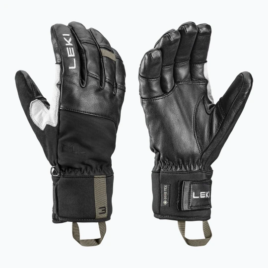Zdjęcie produktu Rękawice narciarskie męskie Leki Montera Pro GTX black / white / burnt olive