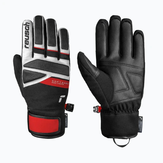 Zdjęcie produktu Rękawice narciarskie męskie Reusch Thunder R-Tex XT black / white / fire red