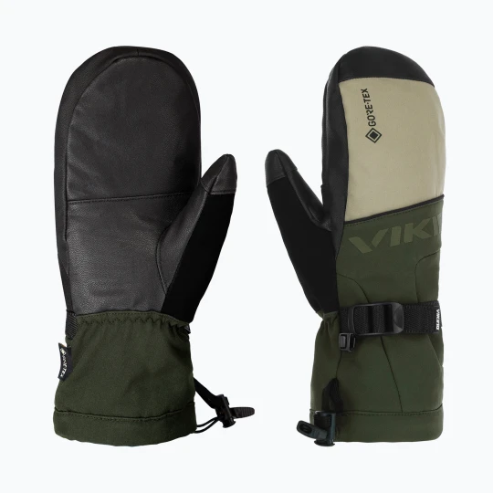 Zdjęcie produktu Rękawice narciarskie męskie Viking Hudson Gore-Tex Mitten olive / beige Zielony