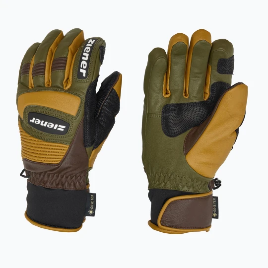 Zdjęcie produktu Rękawice narciarskie męskie ZIENER Guard GTX + Gore Grip PR alpine dark/brown
