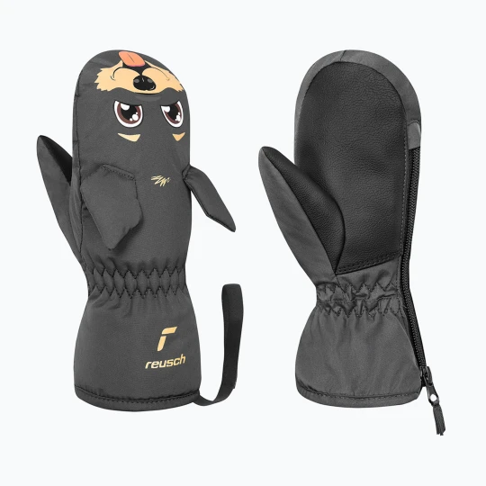 Zdjęcie produktu Rękawice zimowe dziecięce Reusch Sweety Mitten dog Szary