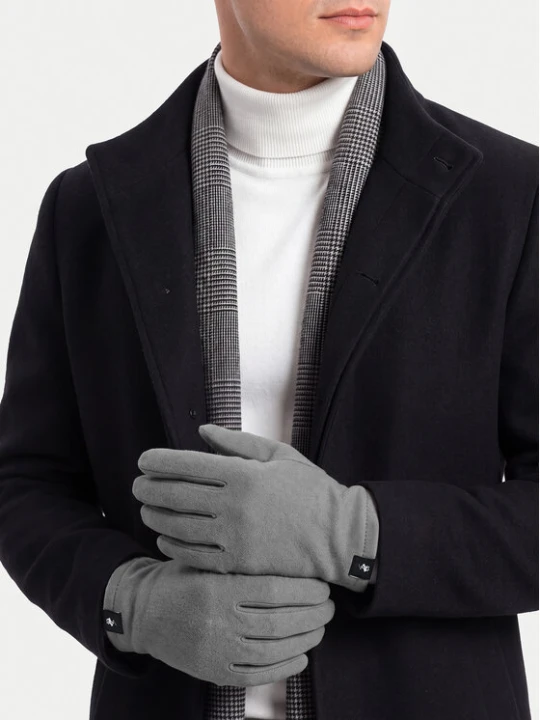 Zdjęcie produktu Rękawiczki Beverly Hills Polo Club CWBEO-BHPC-M6-010-AW26 Szary