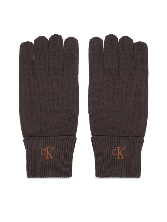 Zdjęcie produktu Rękawiczki Damskie Calvin Klein LV14F8021G Brązowy ciemny