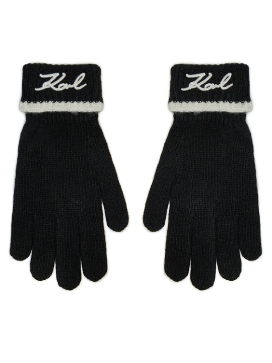 Zdjęcie produktu Rękawiczki Damskie KARL LAGERFELD 246W3601 Czarny