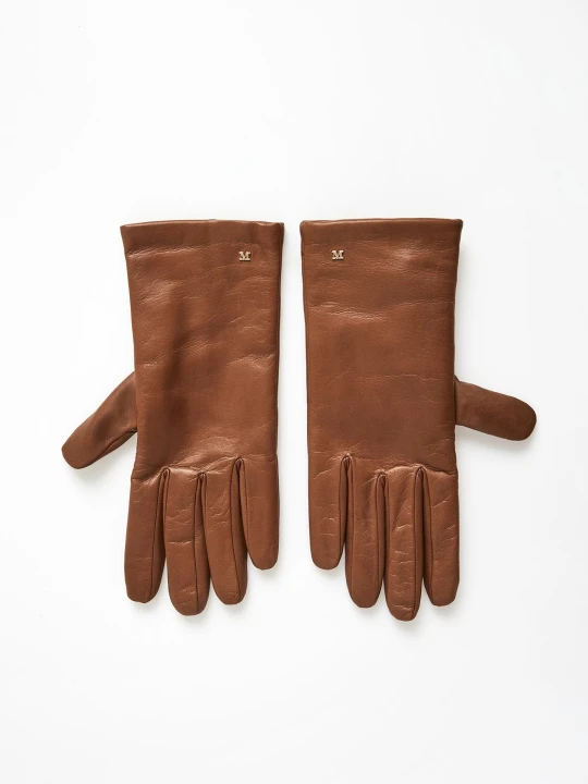 Zdjęcie produktu Rękawiczki damskie skórzane Spalato MAX MARA ACCESSORI